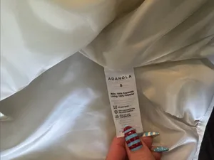 Adanola Cream Quilted Button-Front Puffer Jacket thumbnail 5