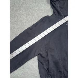 Lululemon Black Full Zip Balloon Sleeve Hooded Sweater Jacket 6 thumbnail 9