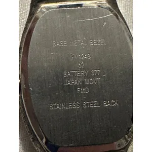Silver Tone Womens Watch FY1243 Japan Movt Stainless‎ Steel Back Jewelry thumbnail 6