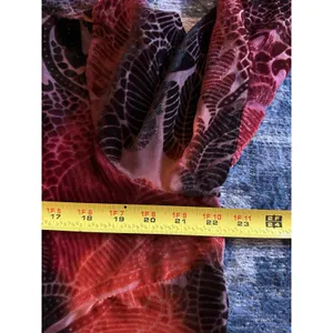 Notations Burnout Velvet Shirt Jacket Lightweight Open Front Size Large NEW Whimsy Goth thumbnail 8