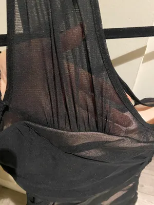 Topshop One Shoulder Little Black Bodycon mini Dress thumbnail 2