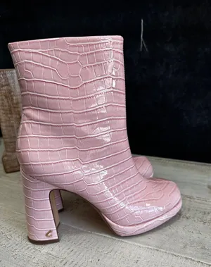 Pink Booties Size 5 thumbnail 6