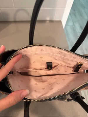 Kate Spade New York Medium Margaux Leopard Print Leather Satchel - Brown EUC thumbnail 7