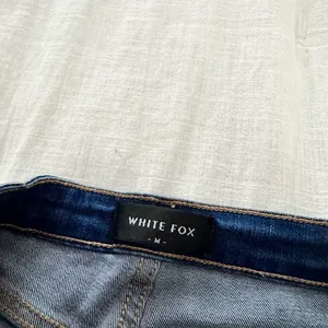 White Fox Women’s Blue Medium Denim Flare Jeans thumbnail 3