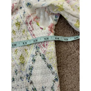 Loveshackfancy RARE Cottagecore Ruffled White Violet Mini Dress in Magic Light thumbnail 8