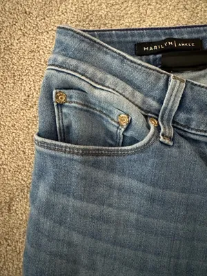 NYDJ Mid Wash Straight Leg Jeans thumbnail 3