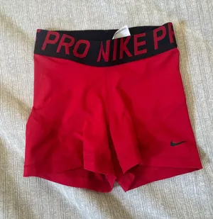 Red Nike Pro Shorts thumbnail 1