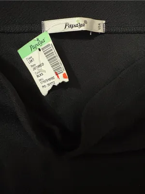 Papaya Black Lace-Trim Pencil Skirt thumbnail 2