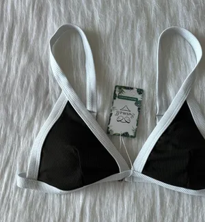 Color Block Bikini Set Black thumbnail 5