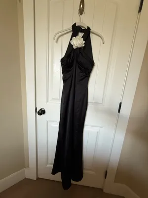 Meshki Dylan Rose Halter Maxi Dress thumbnail 4
