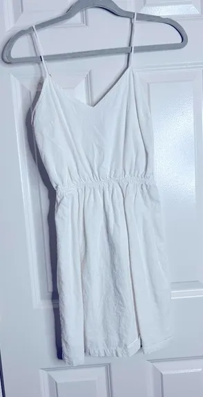 J crew white sundress thumbnail 1