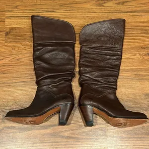 Frye Dorado Boots Womens 6 Brown Leather Slouchy 77580 thumbnail 13