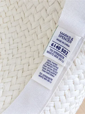 Marks & Spencer 100% Paper Straw hat. Great for your Summer days and Vacations thumbnail 7