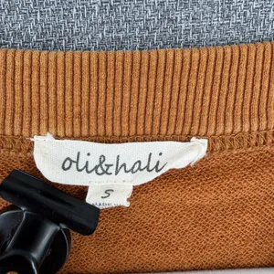 Oli & Hali Patchwork Distressed Pullover Sweatshirt Plaid Paisley Boho Fall Sz S thumbnail 4