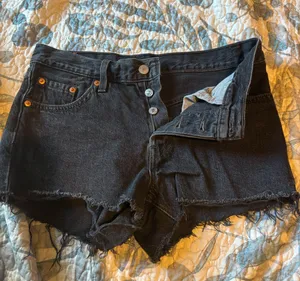 Levi’s Jean Shorts 501 black thumbnail 1