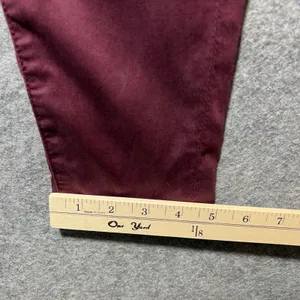 7 For‎ All Mankind b(air)Skinny Jeans Burgundy Wine Red Pants 27 Blair thumbnail 4