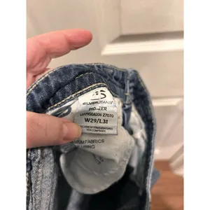 Silver Jeans Pioneer Distressed Bootcut Dark Wash Denim W30 L28 Y2k Boho‎ Grunge thumbnail 12