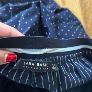 ZARA Navy Tailored-trousers thumbnail 4