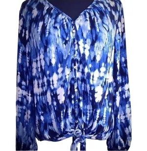 Sami and Jo Tie Dye Blouse thumbnail 1