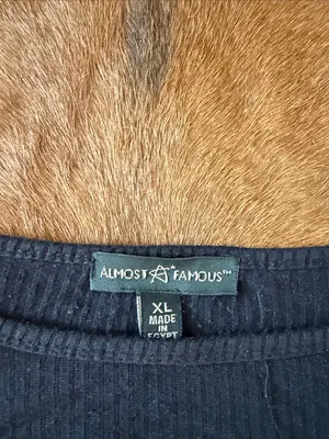 Almost Famous Black Ribbed Bolero / Shrug Top ✨ thumbnail 4