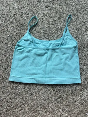 teal garage ribbed tank top thumbnail 2