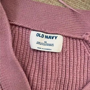 Old Navy XS Lilac Cotton Button Up Cardigan Sweater thumbnail 9