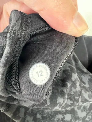 Lululemon Align Tank Top Wild Thing Camo Black Nulu Cropped Built-in Bra Yoga 12 thumbnail 13