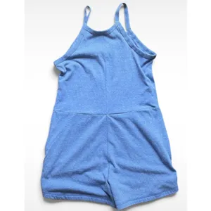 Nike Romper Heathered Blue Athletic‎ Women's Small NWT Sleeveless Pockets Active thumbnail 3