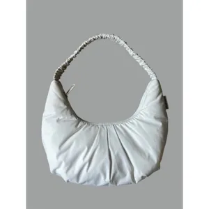 Dagne Dover Rider Crescent Puff Shoulder Bag in Moonbeam Cream Purse thumbnail 10