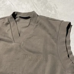 Essentials Fear Of God Sleeveless V Neck Vest Sweater Women's XS Oversized thumbnail 2