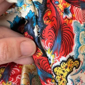 KAS New York Anthropologie Winterstar Mandala Print Blouse Women 6 Multi-Color thumbnail 3