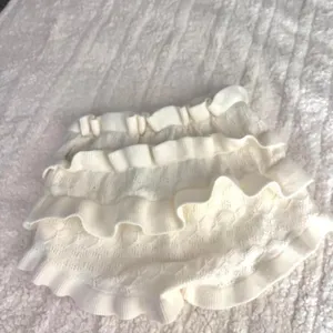 Shein Women's Cream and White Shorts thumbnail 5
