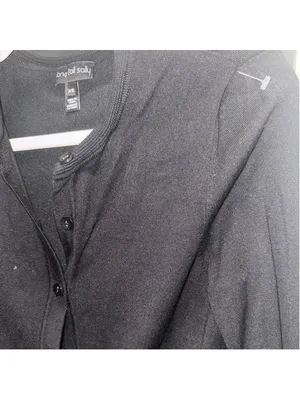 NWOT Black-Grey cardigan with a relaxed fit #greycardigan #blackcardigan thumbnail 5