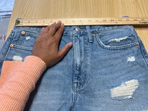 Madewell Relaxed Distressed Denim Shorts Size 27 thumbnail 11