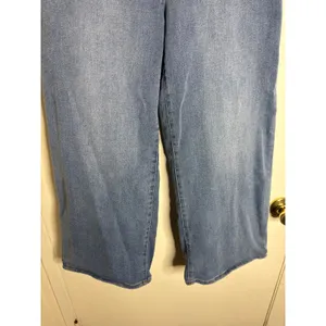 1822 Denim Light Wash Cropped Wide Leg Jeans - Size 10 thumbnail 3
