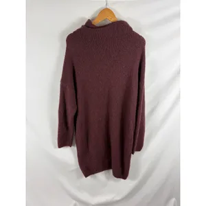 Aerie Purple Mock Neck Slouchy Sweater Dress Size Medium thumbnail 3