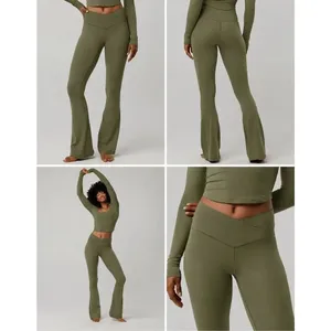 Offline aerie real me flare high rise Cross over waist XL Active #786 thumbnail 2