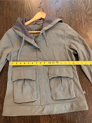 Prana Hooded Utility Jacket in Light Taupe with Dusky Hood thumbnail 5