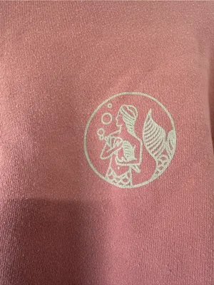 Cropped Women's Crewneck Sweatshirt in Dusty Rose Small Bella Canvas thumbnail 3
