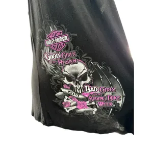 Harley Davidson 2017 Myrtle Beach Spring Bike Week Halter Tank Top Skull Dressy thumbnail 2