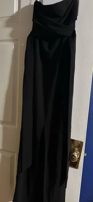 Lulus Strapless Dress Black thumbnail 1