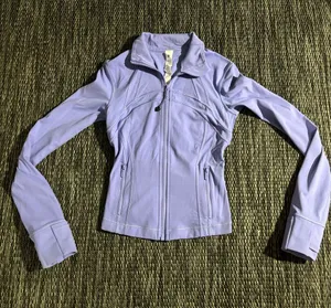 Lululemon Define Cropped Jacket *Nulu Dark Lavender Lightweight Soft Sculpting thumbnail 1