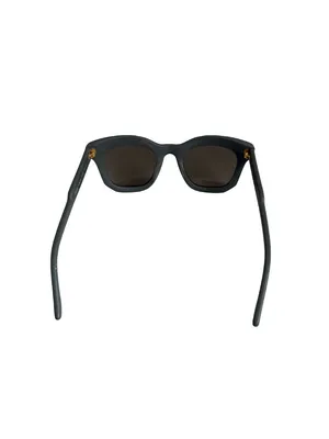 Stella McCartney Gray Square Frame Mirrored Lens Sunglasses Gold Trim Women's thumbnail 13