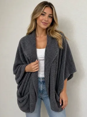 Feeet Rit Charcoal Women's Cardigan thumbnail 1