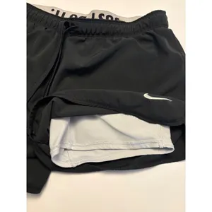 Nike Running Short Women Medium Black Dri-FIT Just Do It Waistband 3 Inch Inseam thumbnail 10