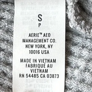 OFFLINE by Aerie Gray Waffle Knit Henley Long Sleeve Shirt S thumbnail 13