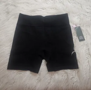 wild fable Black High-Rise Seamless Bike Shorts thumbnail 2
