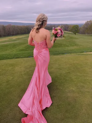 Prom Dress Sherri Hill Pink thumbnail 2