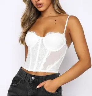 White Fox White Corset Top thumbnail 1