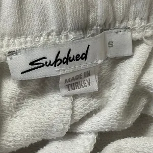 Subdued Women's White Drawstring Graphic Print High Rise Wide Leg Sweat Pants S thumbnail 4